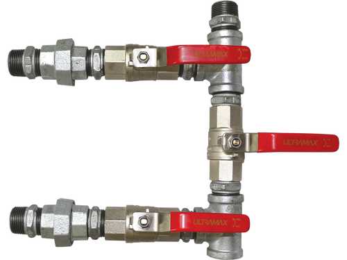 Ultramax By-Pass Valve Kit (With Unions Galvanised) | BYPK32A
