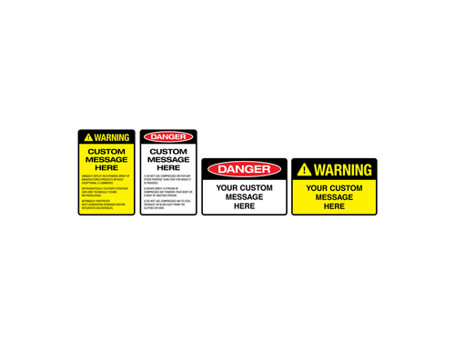 Ultramax CAS008 - Custom safety sign | CAS008