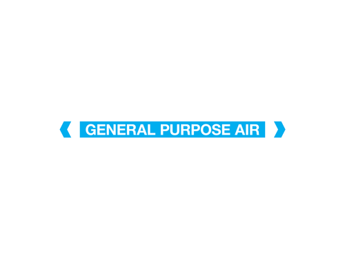 Pipe Markers General Purpose Air (Pack of 10) | PMC003