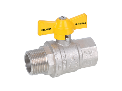 Ultramax AGA Approved Ball Valves T Handle - M × F | BVTHMF20