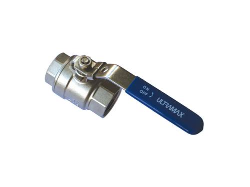 Ultramax Stainless Steel Ball Valve 2 Piece (Lockable) | SS2BV40