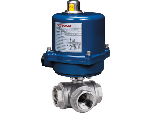 Ultramax 3 Way - Electric On/Off (Nickel Plated Brass Body) - 415V AC | BVTEL20E11