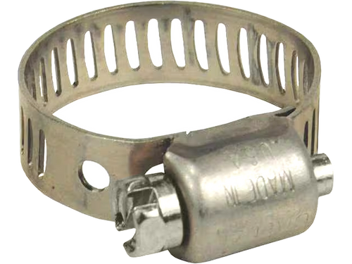 Ultramax Mini Worm Gear Clamp - Stainless Steel Screw (10 per Box) | HCWMSS1427BOX