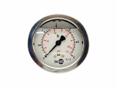 1/4" BSPP 63mm RE BR Gauge | PGRETCSS-1+1.5VAC
