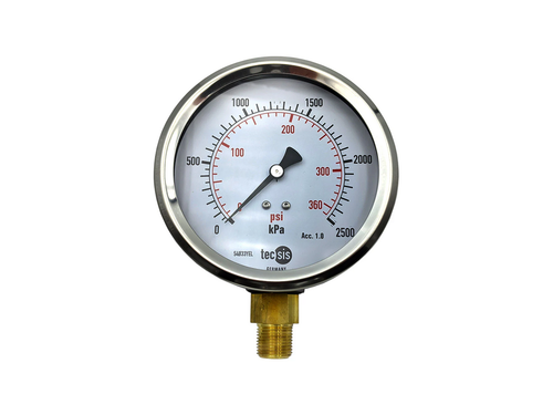 3/8 BSPT 100mm UA Gauge BE | PGBESSTCSS100-100-VAC