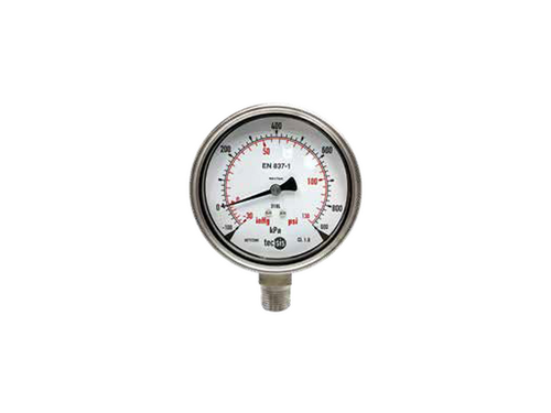 1/2" 63mm NPT UA Gauge BE SS | PGBESSTCSSINT6360/8.7NPT