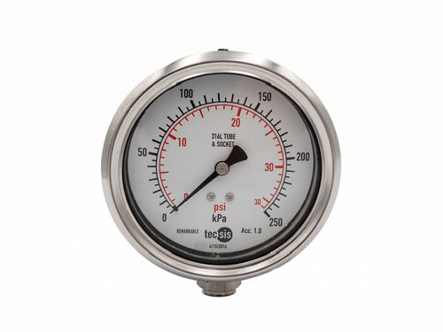 1/2" 100mm Rear Gauge SS/SS | PGRESSTCSSINT10010000NPT