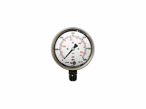 1/2" NPT 100mm BE Gauge | PGRESSTCSSINT10040000/5800NPT