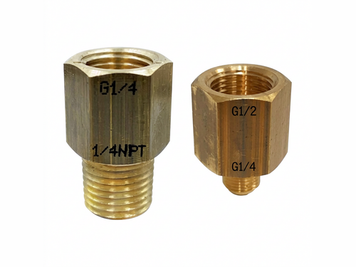 G3/8"BSPP-F G1/4"BSPP-M 600bar | PGAD10BSPP08BSPPM