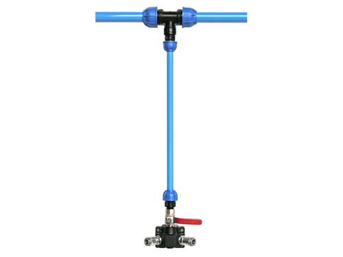 Drop Leg Kit - Double Outlet with Quick Coupler & Isolation Valve (KF) 25-20mm Double Outlet Quick Coupler Kit & Isolation Valve | ALDLKF2520