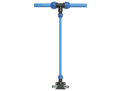 Drop Leg Kit - Double Outlet with Quick Coupler (KC) 25-20mm Double Outlet Quick Coupler Kit | ALDLKC2520