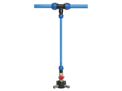 Drop Leg Kit - Double Outlet with Venting Isolation Ball Valve (KH) 25-20mm Double Outlet & Venting Isolation Ball Valve | ALDLKH2520