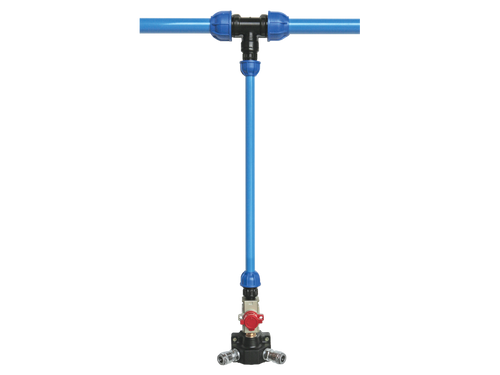 Ultramax Drop Leg Kit - Double Outlet with Venting Isolation Ball Valve (KH) 25-20mm Double Outlet & Venting Isolation Ball Valve | ALDLKH2520