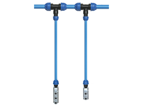 Drop Leg Kit - Triple Outlet / Double Manifold with Quick Couplers (KK) 25-20mm Double Outlet Manifold | ALDLKJ2520