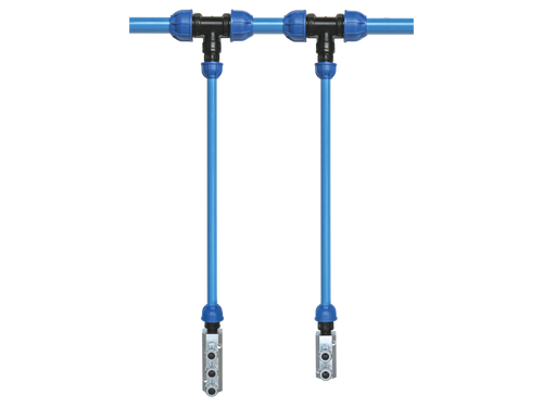 Ultramax Drop Leg Kit - Triple Outlet / Double Manifold with Quick Couplers (KK) 25-20mm Double Outlet Manifold | ALDLKJ2520