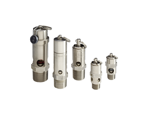 Ultramax 1/2" BSPP - Soft Seat Stainless Steel - ASME Coded - SRVSS  - Viton Seal | SRVSS 1/2" BSPP - 130/896