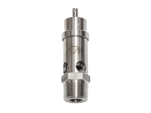 3/4" BSP - Soft Seat Stainless Steel - ASME Coded - SRVSS 530  - Viton Seal | SRVSS 3/4" BSP - 125/861