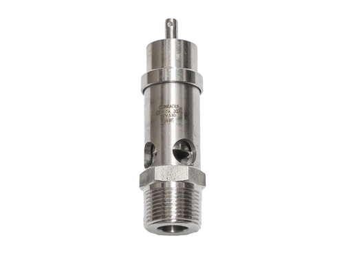 3/4" BSPP - Soft Seat Stainless Steel - ASME Coded - SRVSS 530 - Viton Seal | SRVSS 3/4" BSPP - 125/861