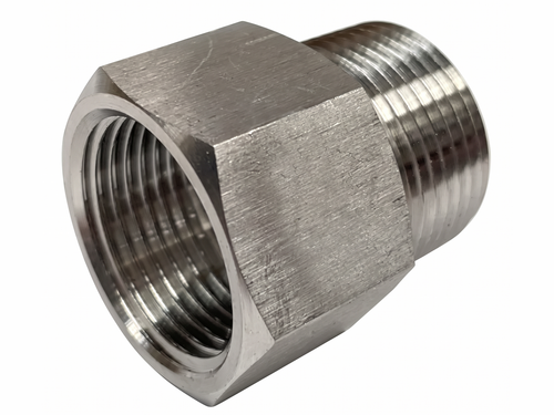 1 1/2" NPT Female to 1 1/2" BSP Male Adaptor - Stainless Steel | NCONSS40