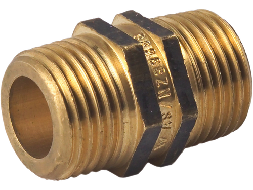 Ultramax Brass Hex Nipple | BHN06