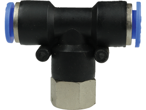 Ultramax Push-in Female Threaded Tee | PFTF-M10-1/8