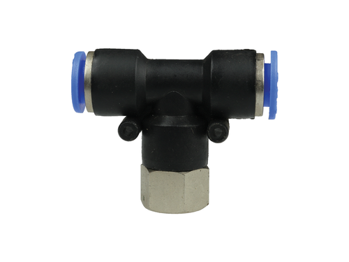 Ultramax Push-in Female Threaded Tee | PFTF-M12-1/4