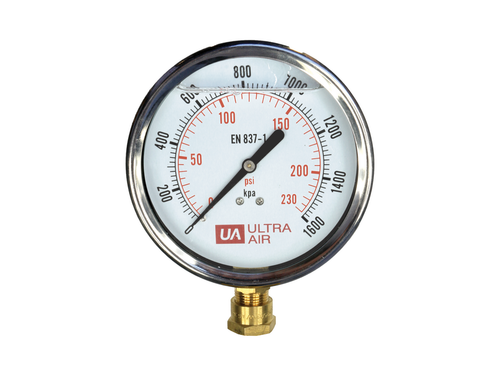 1/4" - 63mm UA Gauge 230psi BE | PGBESS631600/230