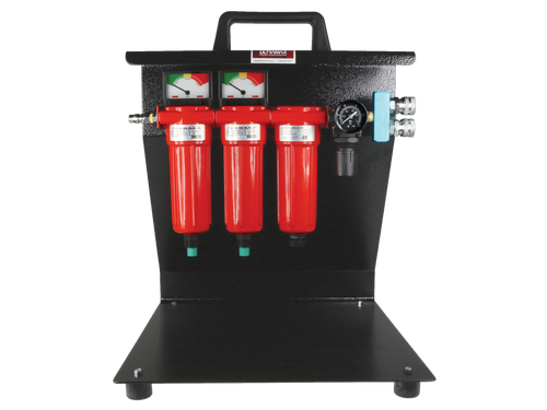 Ultramax Breathing Air Filters Preassembled 5 - 6 People (Stand) 1 micron pre-filter, 0.01 micron filter, activated carbon filter, connected in series | BAS100XYA