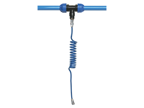 Drop Leg Kit - Spiral Hose with Quick Coupler (KL) 32mm Spiral Hose with Quick Coupler | ALDLKL3225