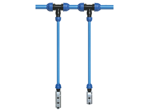 Ultramax Drop Leg Kit - Triple Outlet / Double Manifold with Quick Couplers (KK) 25-20mm Triple Outlet Manifold | ALDLKK2520