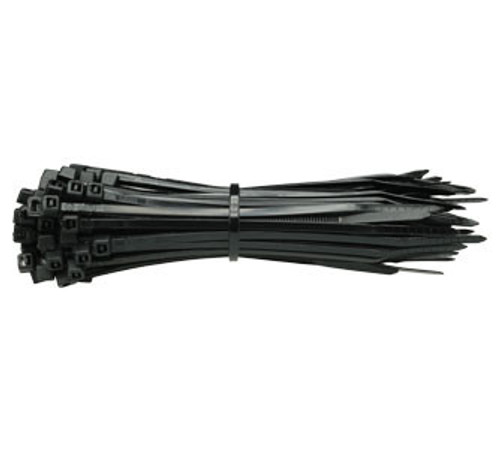 100mm x 2.5mm Black Cable Ties - 100 pack (CT100)