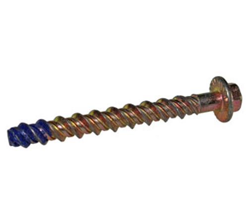 Screw-Bolt Blue-Tip Hex Head Carbon Steel Yellow Passivated 8 x 50mm - 8mm (Drill Diameter)