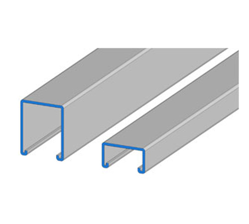 Solid Strut Galvabond 40 x 60 x 2.5mm x 6m