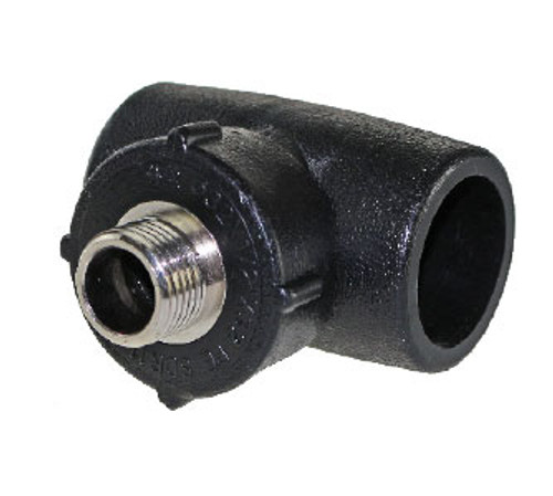 UltraAir Socket Fusion Threaded Tee - Male 25 x 3/4"