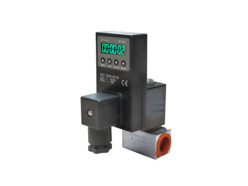 1" 230V AC Timed Electronic Condensate Drain Valve - 304 Stainless Steel, Digital Timer | DVE-230V-10SS-DIG