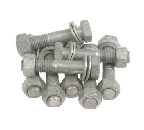 Bolt Set - PE to Steel Flange (Galvanized) - Table D / E PE 125 - Table D - 18 x 4