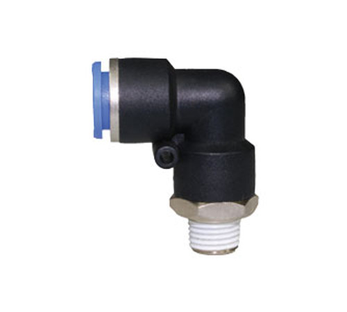 Pneumatic Fitting - Push-in Male Threaded Elbow M10 x 1/2"