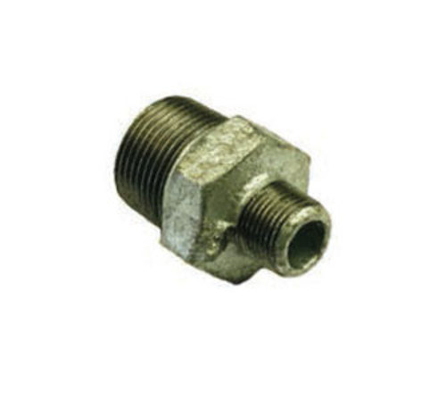 Galvanised Fittings - Reducing Hex Nipples 3/4" x 3/8"