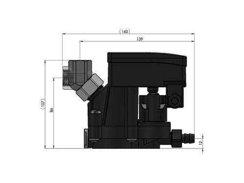UltraDrain 101 compact 110V AC Electronic Zero Air Loss Condensate Drain | DVE-ED12101C-110V