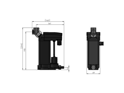 UltraDrain 202 24V DC Electronic Zero Air Loss Condensate Drain | DVE-ED12202-24VDC