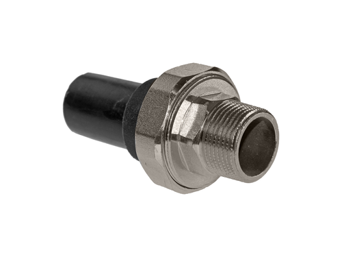 Spigot Union Adaptor - Male (Nickel Plated Brass)