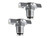 3/4" x 3/8" Drain Adaptor with Ball Valve - Stainless Steel | DA-ADVSE16-SS10
