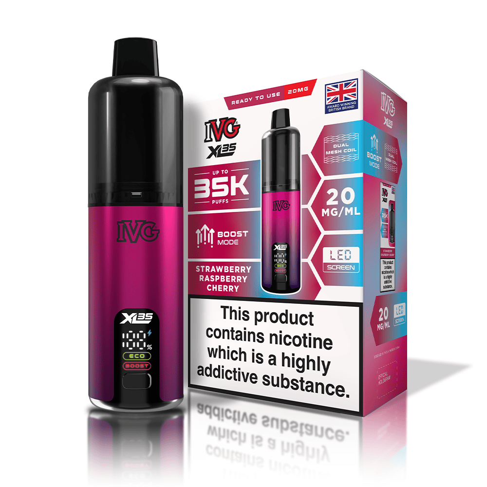 IVG XL35 Strawberry Raspberry Cherry Starter Kit IVG
