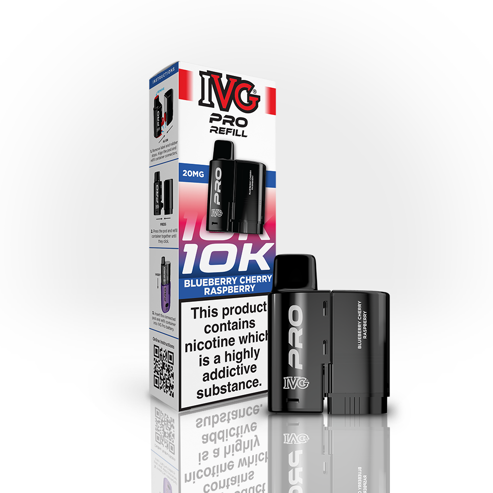 IVG PRO Blueberry Cherry Raspberry Refill Pod IVG