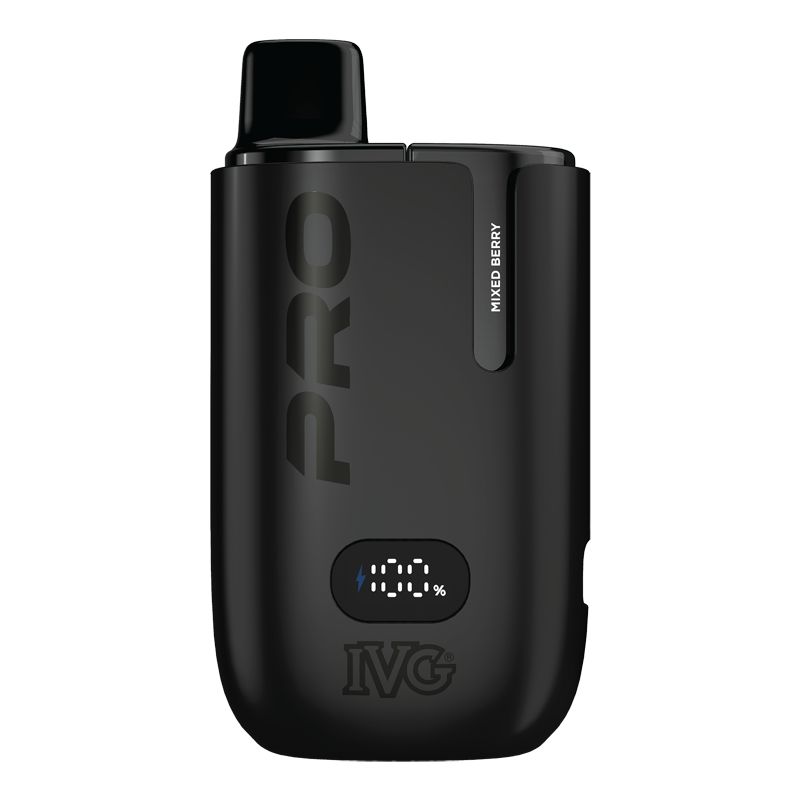 IVG PRO Mixed Berry Device Close Up