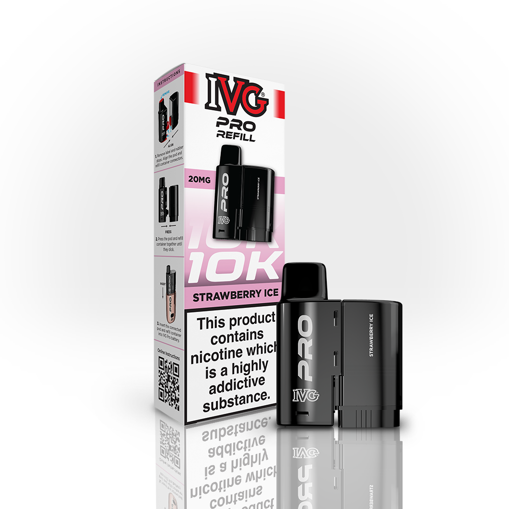 IVG PRO Strawberry Ice 20mg Refill Pod