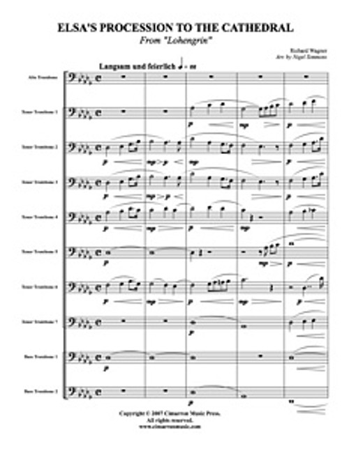 Elsa's Procession to the Cathedral (Trombone Choir) (Download)