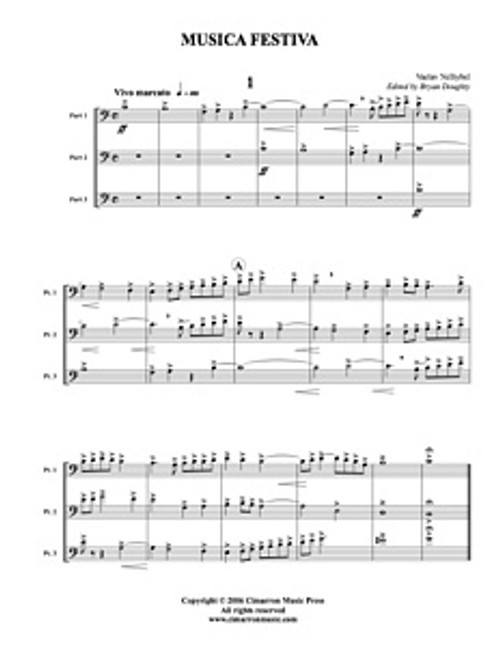 Musica Festiva (Bassoon Trio) (Download)