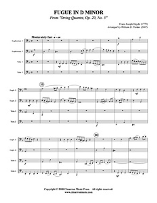 Fugue in D Minor (Download)