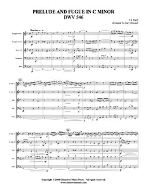 Prelude and Fugue in C Minor, BWV 546 (Download)
